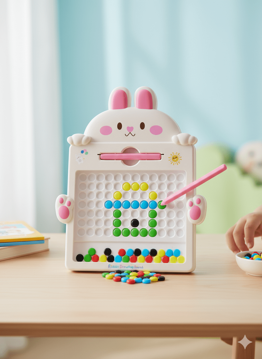 Rabbit Magnir-Game- Rabbit Magnetic drawing board - Image 1