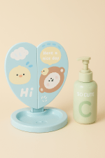 Portable Stylish Comb with Mini Handwash Jar